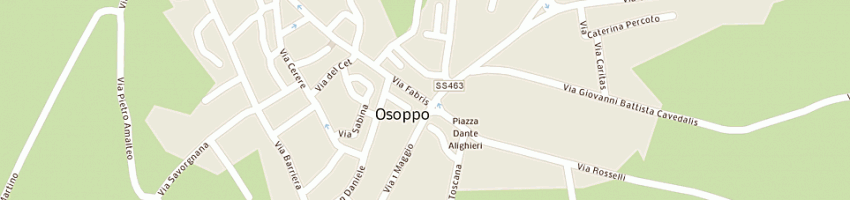 Mappa della impresa cozzutti bruno e c snc a OSOPPO