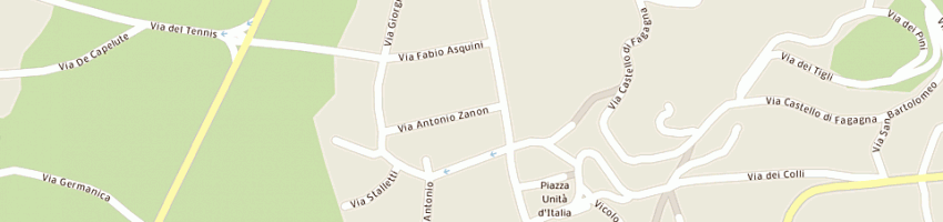Mappa della impresa all service di peressini miranda e c sas a UDINE