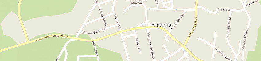 Mappa della impresa macelleria ziraldo enrico a FAGAGNA