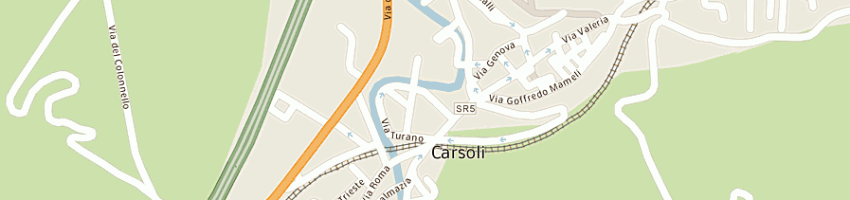 Mappa della impresa convento s francesco a CARSOLI