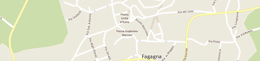 Mappa della impresa cartolandia di fabbro valter e c snc a FAGAGNA