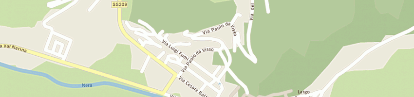 Mappa della impresa edil visso di angelo serfaustini e c snc a VISSO