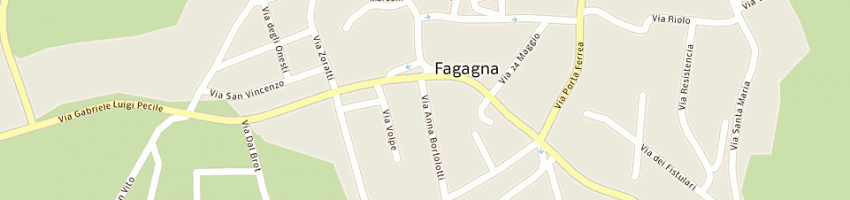 Mappa della impresa lanabella sas di raganato elena e c a FAGAGNA