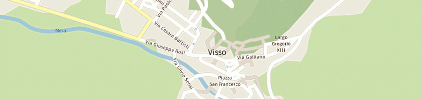 Mappa della impresa grebis e c (snc) a VISSO