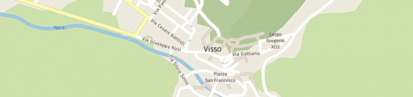 Mappa della impresa matel ced di testa rag luca e c sas a VISSO