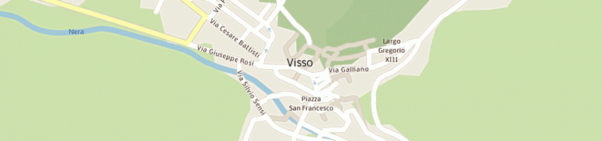Mappa della impresa valenti emanuela a VISSO