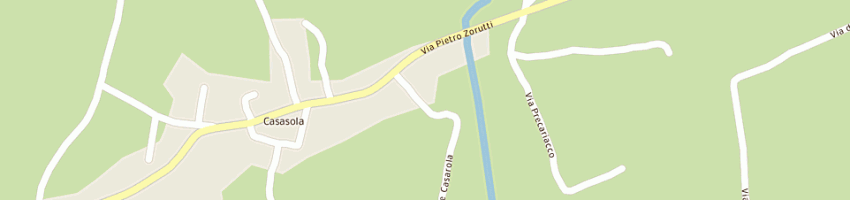 Mappa della impresa bernardinis william e c (snc) a BUJA