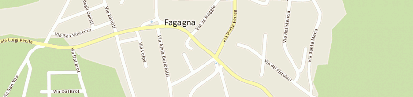 Mappa della impresa trattoria al norge a FAGAGNA