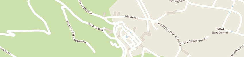 Mappa della impresa principe di fuoco laura e c sas a SAN FELICE CIRCEO