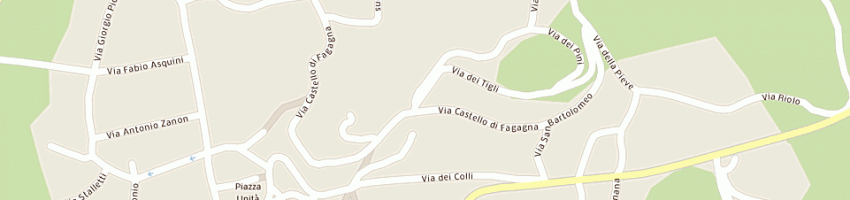 Mappa della impresa associazione italiana per l'agricoltura biologica a FAGAGNA