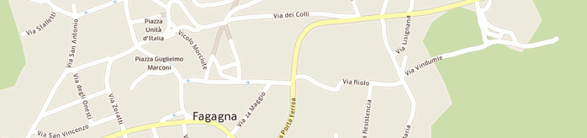 Mappa della impresa brunello zanitti vittorino a FAGAGNA