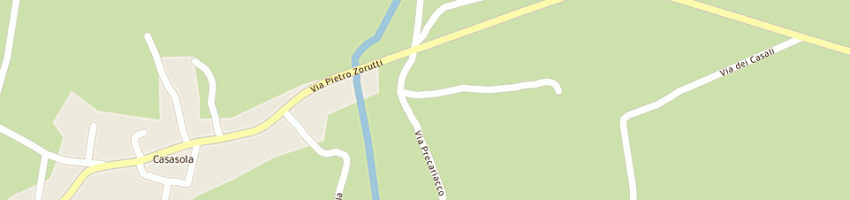 Mappa della impresa morenica asfalti di miani laura a BUJA