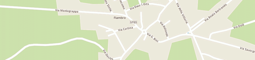 Mappa della impresa parrocchia di flambro a TALMASSONS