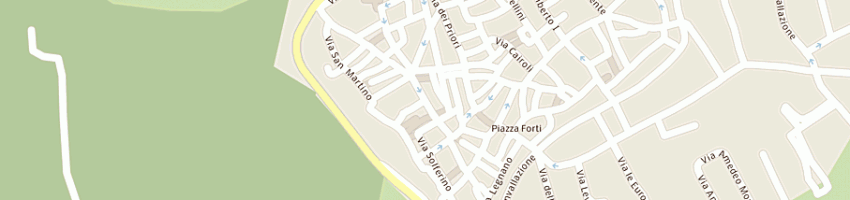 Mappa della impresa capanna dina a NORCIA