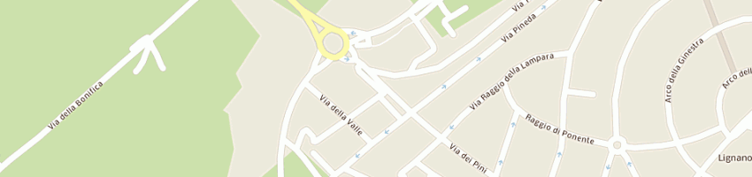Mappa della impresa ferramenta casalinghi jolly market (snc) a LIGNANO SABBIADORO