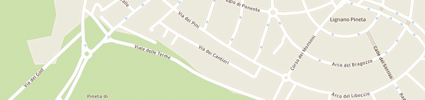 Mappa della impresa presacco gianni andrea a LIGNANO SABBIADORO
