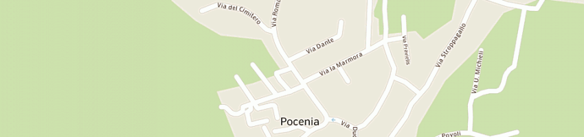 Mappa della impresa seretti maria a POCENIA
