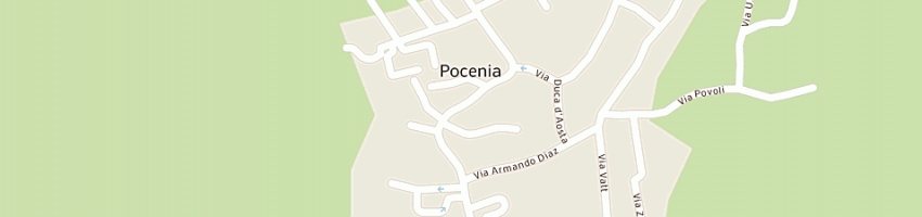 Mappa della impresa municipio a POCENIA