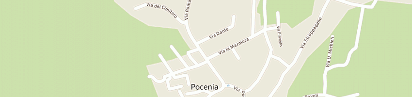 Mappa della impresa purassanta giorgio a POCENIA
