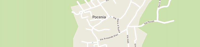 Mappa della impresa bar kitz a POCENIA
