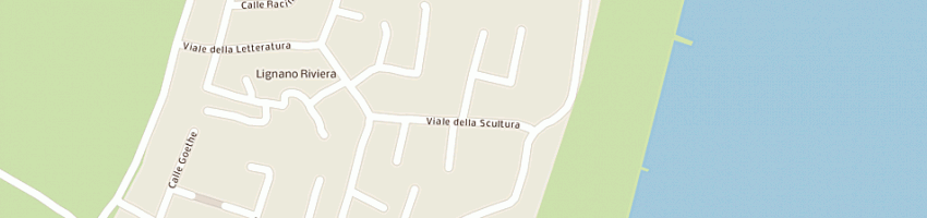 Mappa della impresa bar riviera snack bar a LIGNANO SABBIADORO