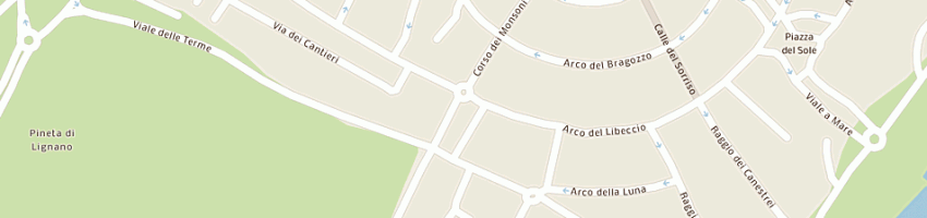 Mappa della impresa agenzia lignano a LIGNANO SABBIADORO