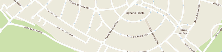 Mappa della impresa zaghis renzo a LIGNANO SABBIADORO