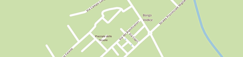 Mappa della impresa scuola media a SABAUDIA