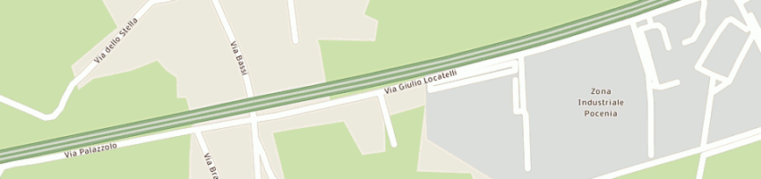 Mappa della impresa comas srl a POCENIA