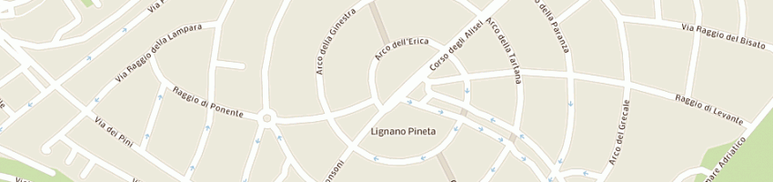 Mappa della impresa east wind di calzavara roberto a LIGNANO SABBIADORO