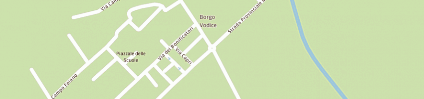 Mappa della impresa soave gino a SABAUDIA