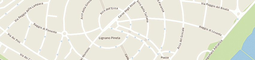 Mappa della impresa cordella andrea a LIGNANO SABBIADORO