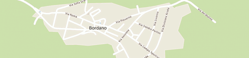 Mappa della impresa poste italiane spa a BORDANO