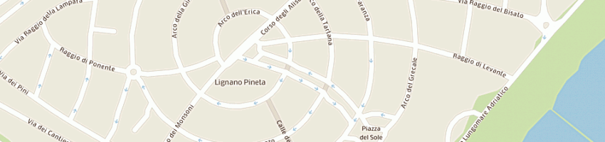 Mappa della impresa ma e ma sas di gherlani martina e c a LIGNANO SABBIADORO
