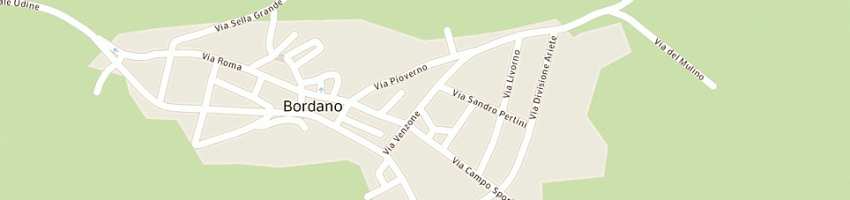 Mappa della impresa municipio a BORDANO