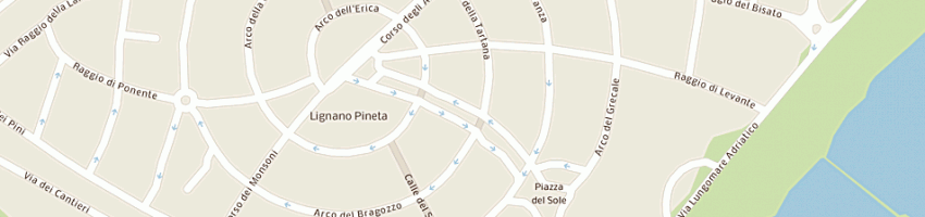 Mappa della impresa polesel angelo a LIGNANO SABBIADORO