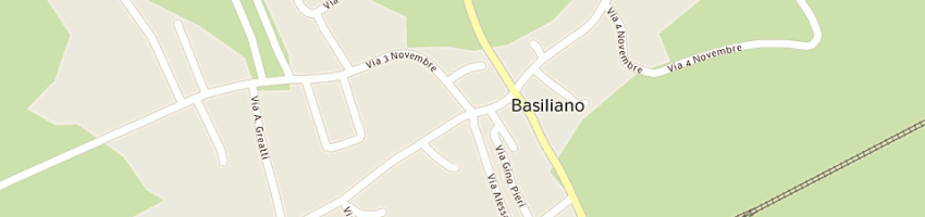 Mappa della impresa municipio a BASILIANO