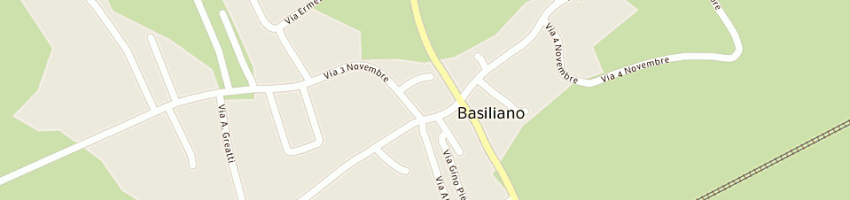Mappa della impresa estetica dea di monica moro a BASILIANO