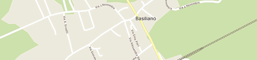 Mappa della impresa tendidea sporzon adriano a BASILIANO