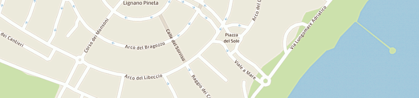 Mappa della impresa libreria pineta junior a LIGNANO SABBIADORO