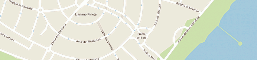 Mappa della impresa max sdf di di girolamo maurizio e di girolamo massimiliano a LIGNANO SABBIADORO