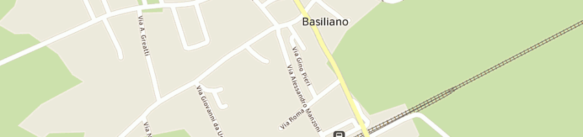 Mappa della impresa bunello giannina a BASILIANO