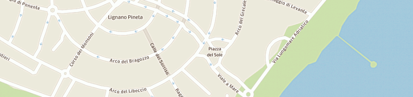 Mappa della impresa linea casa coral di cfc sas di coral olivo e c a LIGNANO SABBIADORO