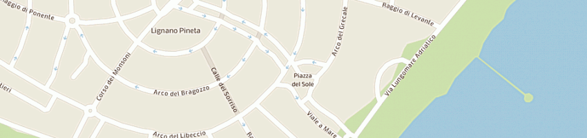 Mappa della impresa m e m di di girolamo massimiliano a LIGNANO SABBIADORO