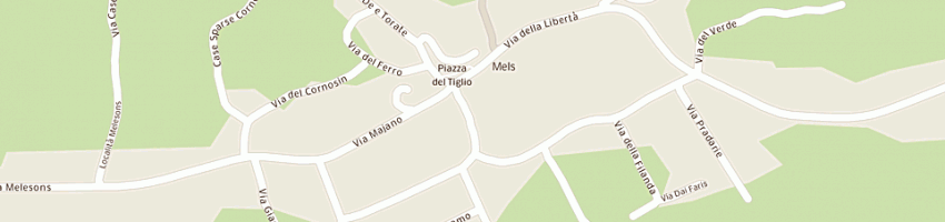 Mappa della impresa bertoli mattia a COLLOREDO DI MONTE ALBANO