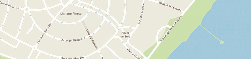 Mappa della impresa foto sole a LIGNANO SABBIADORO