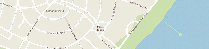 Mappa della impresa max donna a LIGNANO SABBIADORO
