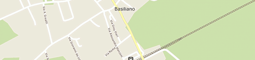 Mappa della impresa stazione di servizio shell a BASILIANO