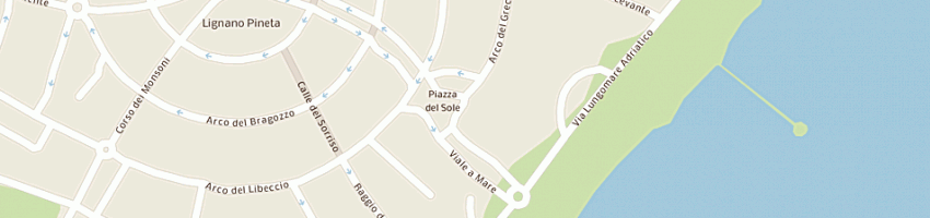 Mappa della impresa caccavale franca a LIGNANO SABBIADORO