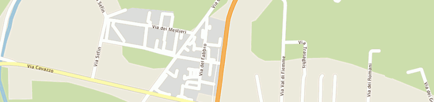 Mappa della impresa legno e garden srl a GEMONA DEL FRIULI